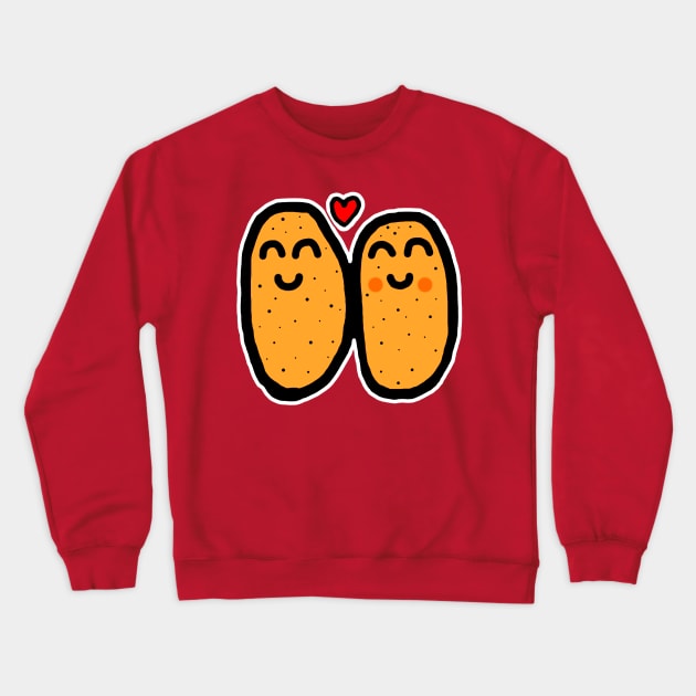 Two Potatoes Crewneck Sweatshirt by Graograman